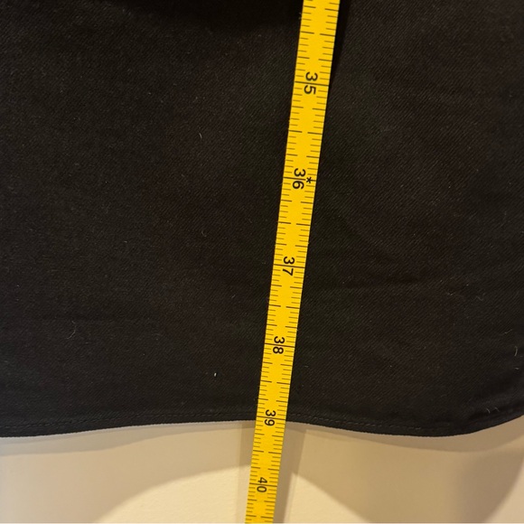 Helmut Lang Little Black Dress w Cowl Neck, Ruched Waist & Side Zipper - Picture 4 of 7